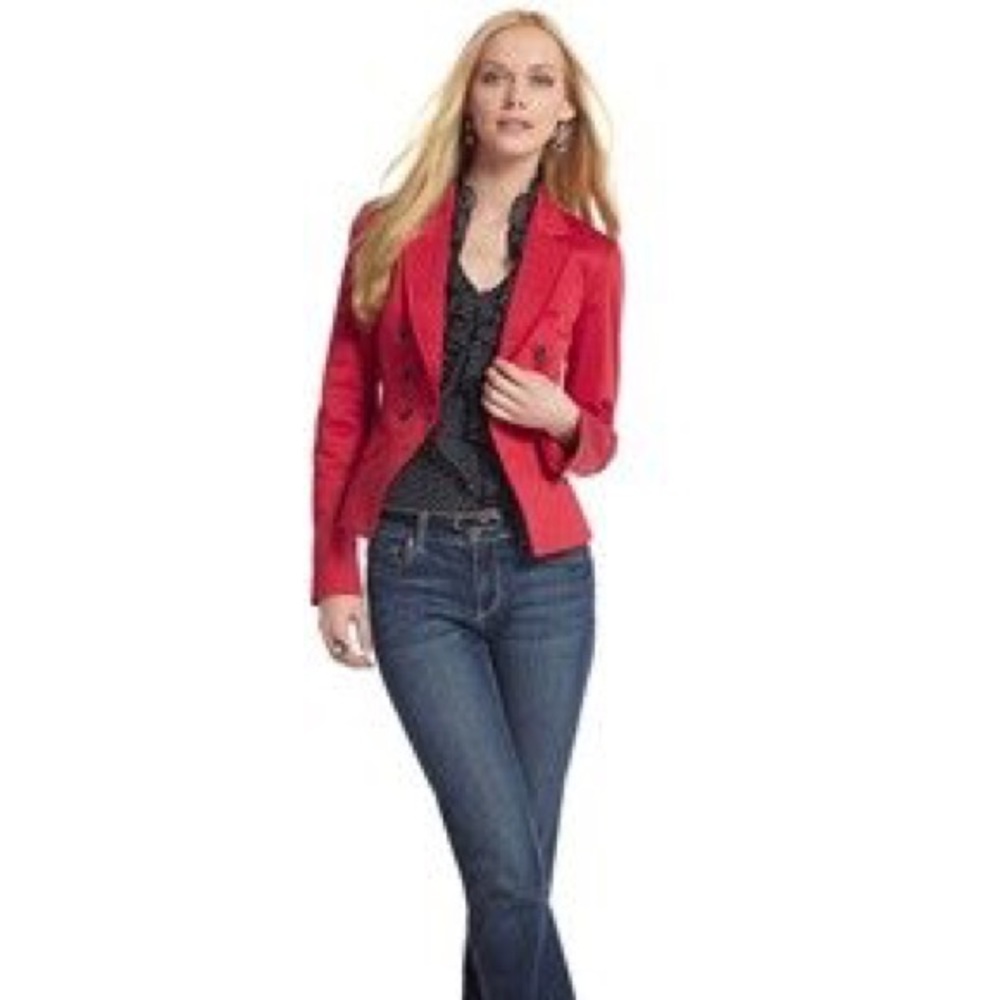 Red blazer